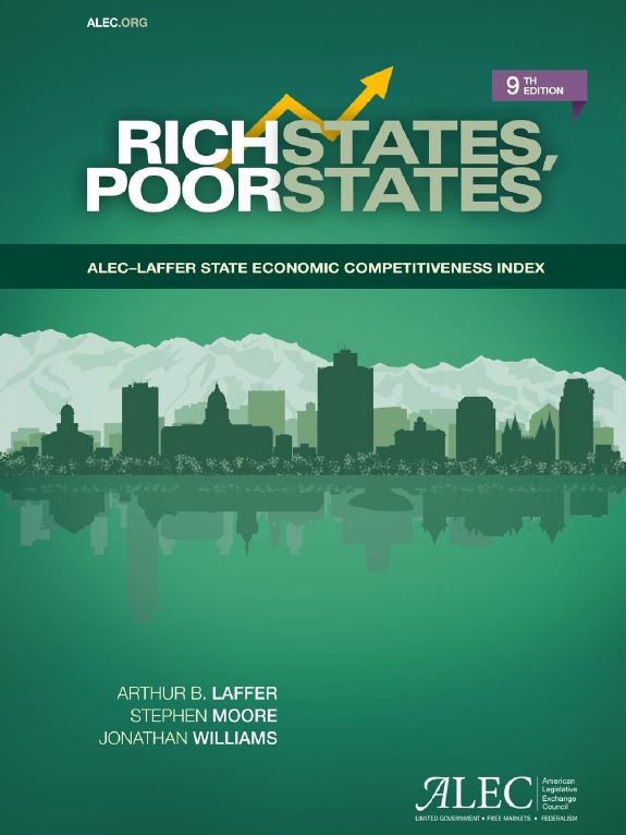 Publication cover for Rich States, Poor States, 9th Edition