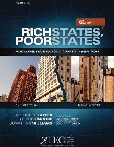 Publication cover for Rich States, Poor States, 6th Edition