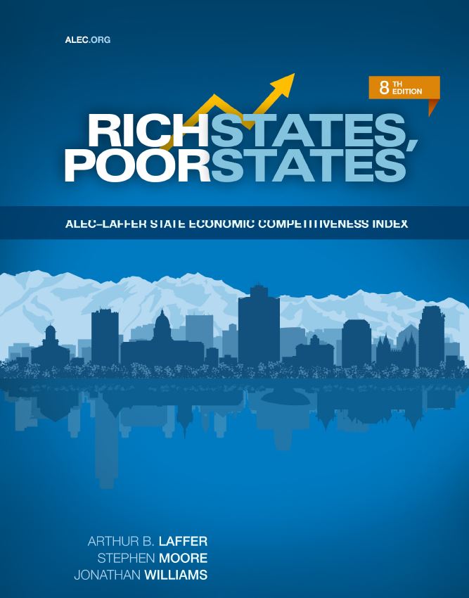 Publication cover for Rich States, Poor States, 8th Edition