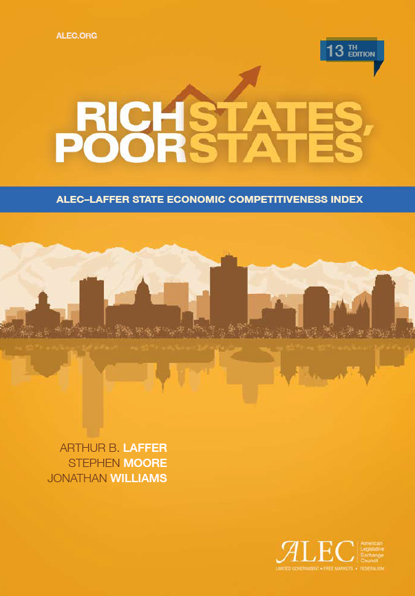 Publication cover for Rich States, Poor States 13th Edition